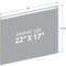 Azar Displays Clear Acrylic Wall Hanging Frame 22'' wide x 17'' High - Horizontal/Landscape, 2PK 162729-2PK - alternate 5